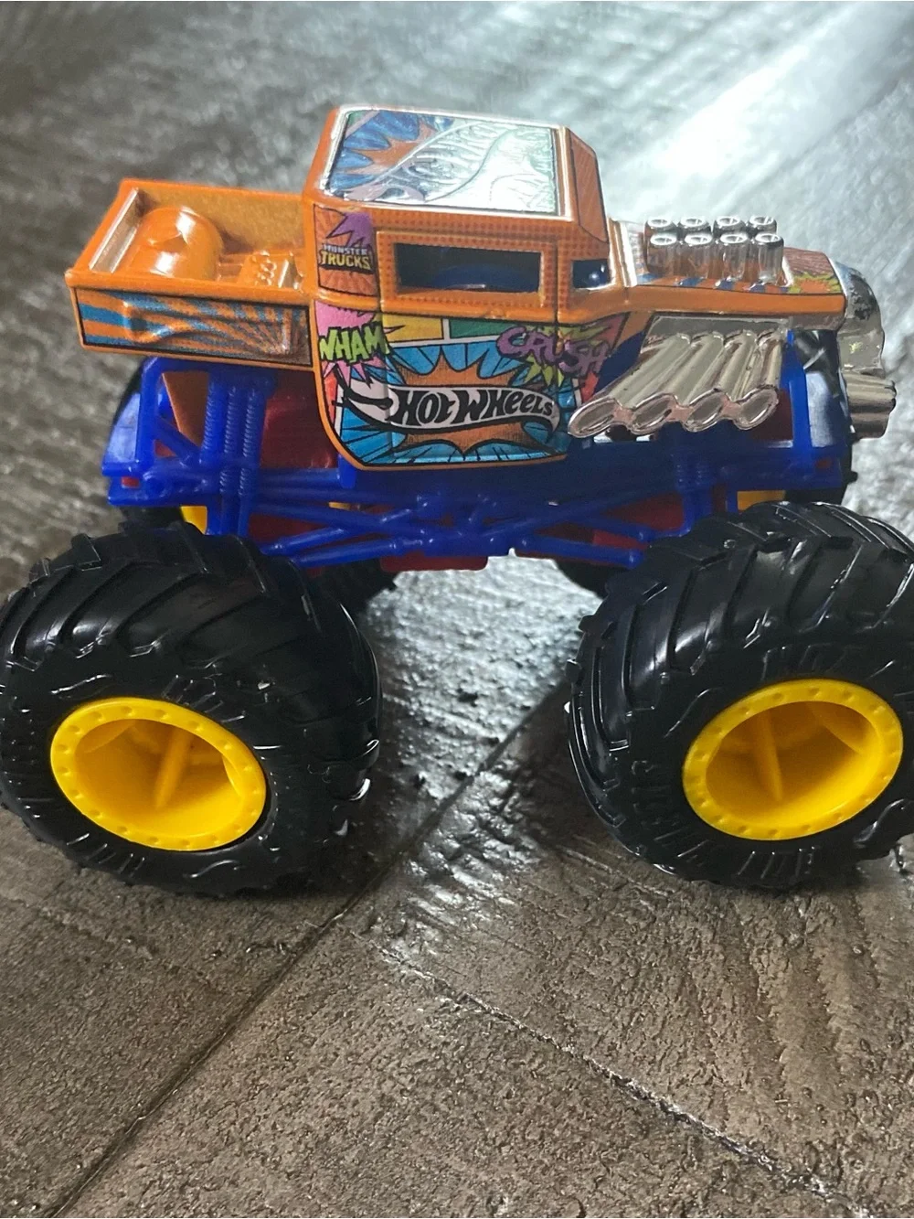 Hot Wheels Monster Jam Boom Wham Crush Truck 1:64 Scale Diecast Collectible Toy